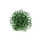 ETHAHE 600 Loom Rubber Bands Rubber Bands Dark Green Bracelet Knitting without Latex with 24 C-Clamps (Toy)