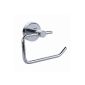 never drill SO235 Smooz toilet roll holder without cover, chromed including never boring - Fasteners (tool)