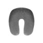 Travelstar TS-N-1002 travel neck pillow with micro beads, gray (household goods)