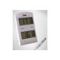Digital Thermometer Weather station with sensor for indoor and outdoor temperature display (Garden)