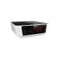 Philips AJ3115 / 12 radio alarm clock (digital tuning with presets) white / black (Electronics)