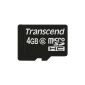 Transcend 4GB Micro SDHC Class 6 Memory Card (Personal Computers)