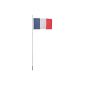 Ultranatura mast 6.20 meters with national flag 150 x 90 cm choice - France (Garden)