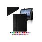 Fintie iPad 2/3/4 Case - Slim Fit Folio Leather Protective Carrying Case Case Case Smart Cover with auto sleep / wake, stand function, premium microfiber lining and Stylus Holder for Apple iPad 2 / iPad 3 / iPad 4, Black (Electronics)