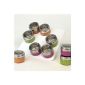 Spice jars - Magnetic board - 9 colorful pots