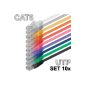 CAT5 UTP 1aTTack network patch cable 5m with 2x RJ45 Set (10 pieces, 10 colors) (Accessories)