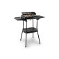 Dr. oneConcept Beef II - Grill Multifunction compact electric table - Electric Barbecue up 2000W - grill surface 900cm², removable shelves (Kitchen)