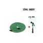 Expandable Garden Hose 23 m, plus spray head with 7 different water jet options + 2 ELAST'O seals + Universal connectors (garden products)