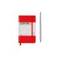 LEUCHTTURM1917 317 345 Notebook Pocket (A6), 185 pages, blank, red (Office supplies & stationery)