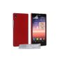 Yousave Accessories Case Huawei Ascend P7 Red Hard Case Hybrid Cover (Accessory)