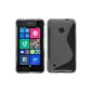 Silicone Case for Nokia Lumia 530 - S-style gray - Cover PhoneNatic ​​Cover + Protector (Electronics)