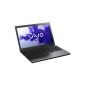 Sony Vaio SE1V9E / B 39.4 cm (15.5 inches) notebook (Intel Core i7 2640M, 2.8GHz, 4GB RAM, 640GB HDD, AMD HD 6630M, DVD, Win 7 Pro) Black (Personal Computers)