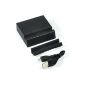 New Sony Xperia Z3 2014 BLACK / BLACK Magnetic Docking Station Charger Dock Charger Charge Pod - part of InventCase® range of accessories (Wireless Phone Accessory)