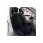 Seat covers Dacia Duster 10tlg 5 seats 60/40 black original material - 1A quality