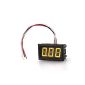 Mini Panel Meter voltage voltmeter 0-30V DC 20 mA three yellow cables