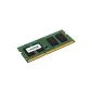 CT25664BC1339 Crucial RAM 2 GB DDR3 1333 MT / s (PC3-10600) CL9 204pin SODIMM (Electronics)
