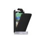YouSave Accessories HT-DA03-Z443 leather flap Case / PU 610 for HTC Desire Black (Accessory)