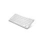 Ultra Slim Wireless Mini Blutooth German keyboard Keyboard White (Electronics)