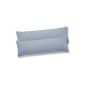 Side sleeper pillow nursing pillow reference 40x145 cm microfiber double bebasic silver gray
