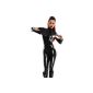 Ninimour Sexy Wetlook catsuit paint overalls PVC Body Night clothes costume (Textiles)