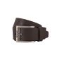 Bugatti leather belt Men's Belts leather belts Brown (Textiles)