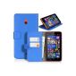 DONZO Wallet Structure Case for Nokia Lumia 1320 Blue (Electronics)