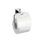 Wenko 17973100 toilet paper holder San Remo Power-Loc - Attach without drilling, chrome stainless steel, 14 x 13 x 7 cm (household goods)