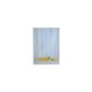 Textile shower curtain 180 x 160 cm satin stripe white white (Home)