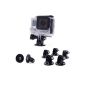 XCSOURCE® New Kit Set 5 x Mountage adapter head on a tripod for GoPro Hero 1 2 3 4 3+ Manfrotto OS53 (Electronics)