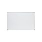 Dahle 96151 SLIMBOARD Basic magnetic blackboard, painted white, size 90 x 60 cm, plastic frame (Office supplies & stationery)