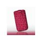 Phone Case Wild leatherette pink Leo3-2 for Samsung Galaxy W / Galaxy Y S5360 / Galaxy Ace S5830 / Wave Y S5380 / Wave M S7250 / Galaxy Gio S5660 / Galaxy Y Pro B5510 / Ch @ t 335 / Galaxy Mini S5570 / Galaxy Fit S5670 (Electronics)