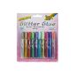 Folia 574 - Glitter Glue, 10 pins à 9,5ml content, 10 assorted colors (Toys)