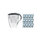 PearlCo water filter Astra (anthracite) incl. 12 + 1 Unimax filter cartridges (compatible with BRITA® Maxtra®) (household goods)