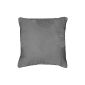 Interior Douceur Cushion Deco 1603649 Eclipse Jacquard Polyester / fiber Anthracite 40 x 40 x 15 cm (Kitchen)