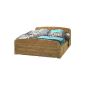 Steens 75600430 bed Jana oiled massive leached with base 180 x 200 cm Pine (household goods)