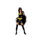 Rubies 3 888440 - Damenkostüm Batgirl (Dress with Cape, Arm warmers, vinyl mask, vinyl belt, boot tops) (Toy)