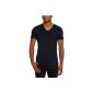 ESPRIT Men's Slim Fit Basic T-Shirt V-Neck 993EE2K902 (Textiles)