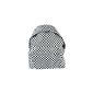 Checkers backpack black / white checkered by Wanted (household goods)