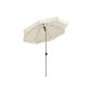 Schneider parasol Locarno, Nature, 150 cm Ø, 8-piece, round (garden products)