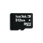 SanDisk Micro Secure Digital (Micro SD) Memory Card 512 MB (original commercial packaging) (Accessories)