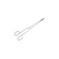 Professional stainless steel barbecue tongs 30 cm