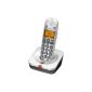 Amplicomms BigTel 200 Big Button Phone without wire with loudspeaker + stand (Electronics)