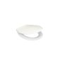 WISA Mars S toilet seat white high quality heavy-duty version with soft u. Stainless steel hinges