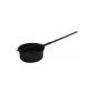 Outdoor popcorn pan for campfire & Grill Iron Black 70cm