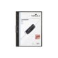 Durable 227401 clip folder Duraquick, up to 20 sheets of A4, black, 10 Pack (Office supplies & stationery)