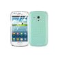 JAMMYLIZARD | dot pattern Back Cover Case for Samsung Galaxy S3 Mini, MINT GREEN (Accessories)