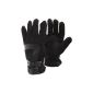 FLOSO® men's thermal Ski gloves with rubberized palms (Textiles)