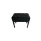 Bench bench for piano black with case
