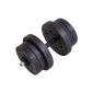 Ultra Sport 20kg Dumbbell Set with 6 weight plates (equipment)