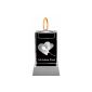 Kaltner presents Teelichthalter LED candle 3D Laser Crystal Glass Block Heart Rose LOVE (household goods)